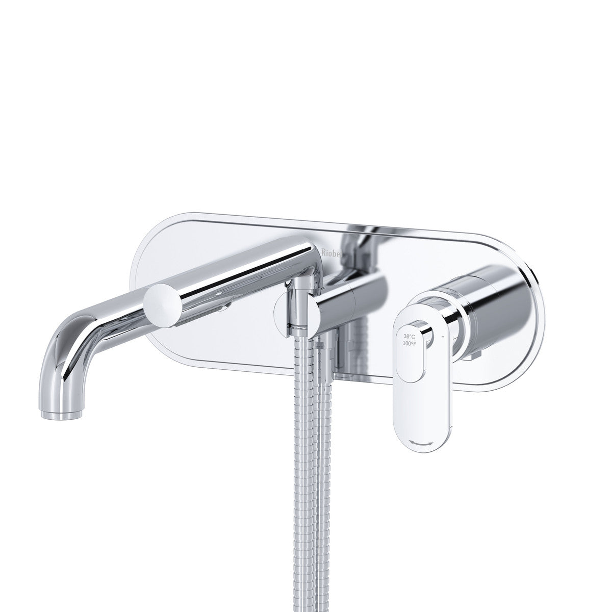 Arca Wall Mount Thermostatic/Pressure Balance Tub Filler Trim