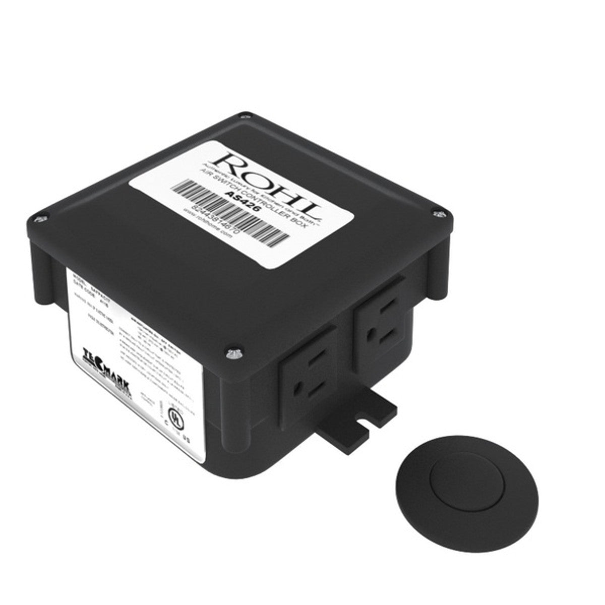Waste Disposal Control Box With Air Switch Button