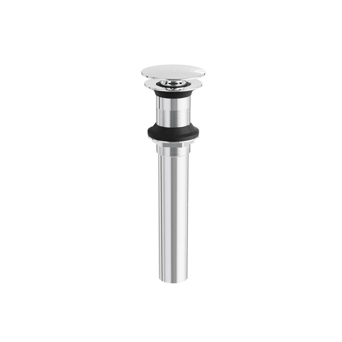 ROUND PRES. POP UP DRAIN WITHOUT OVERFLOW