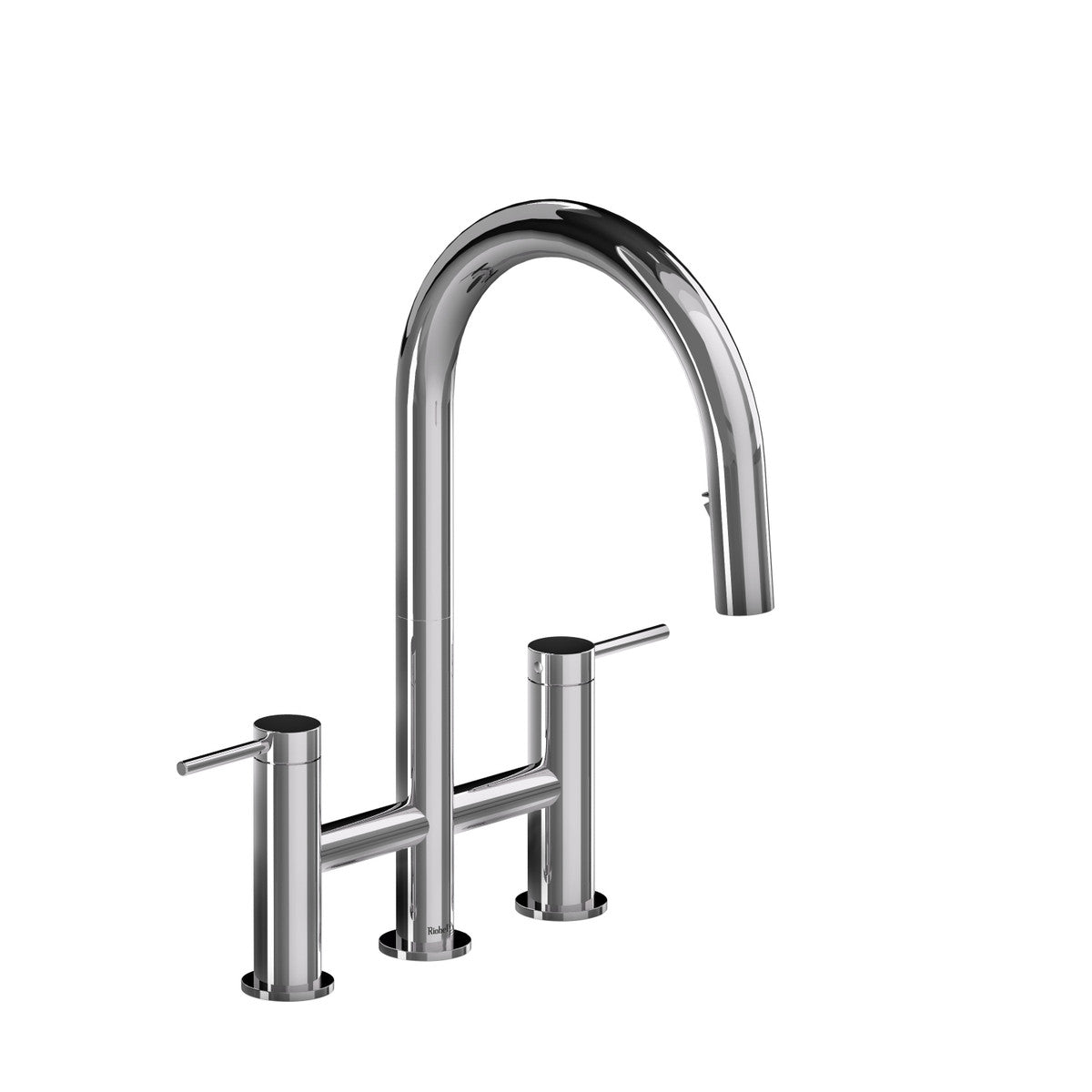 Azure Bridge Pull-Down Kitchen Faucet With C-Spout