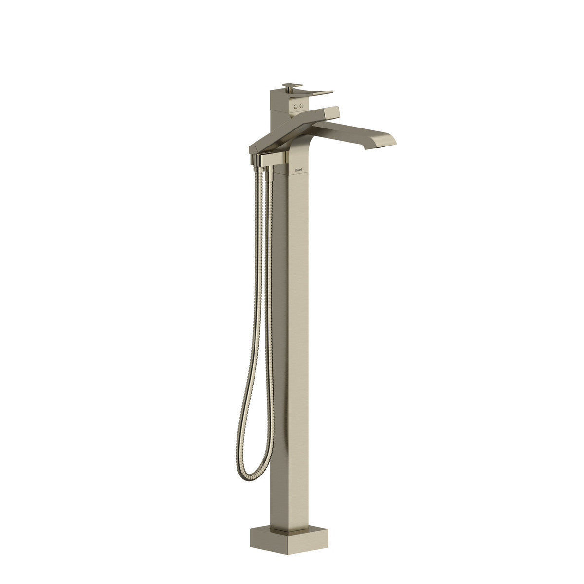 Zendo Thermostatic Single Hole Floor Mount Tub Filler Trim