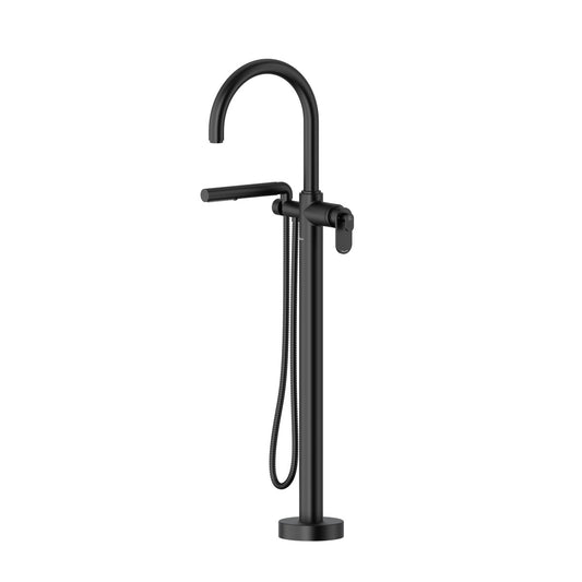Arca Thermostatic Single Hole Floor Mount Tub Filler Trim