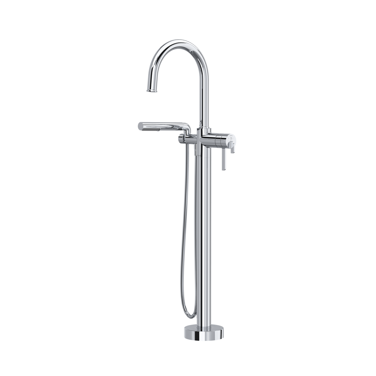 Authentica Thermostatic Single Hole Floor Mount Tub Filler Trim