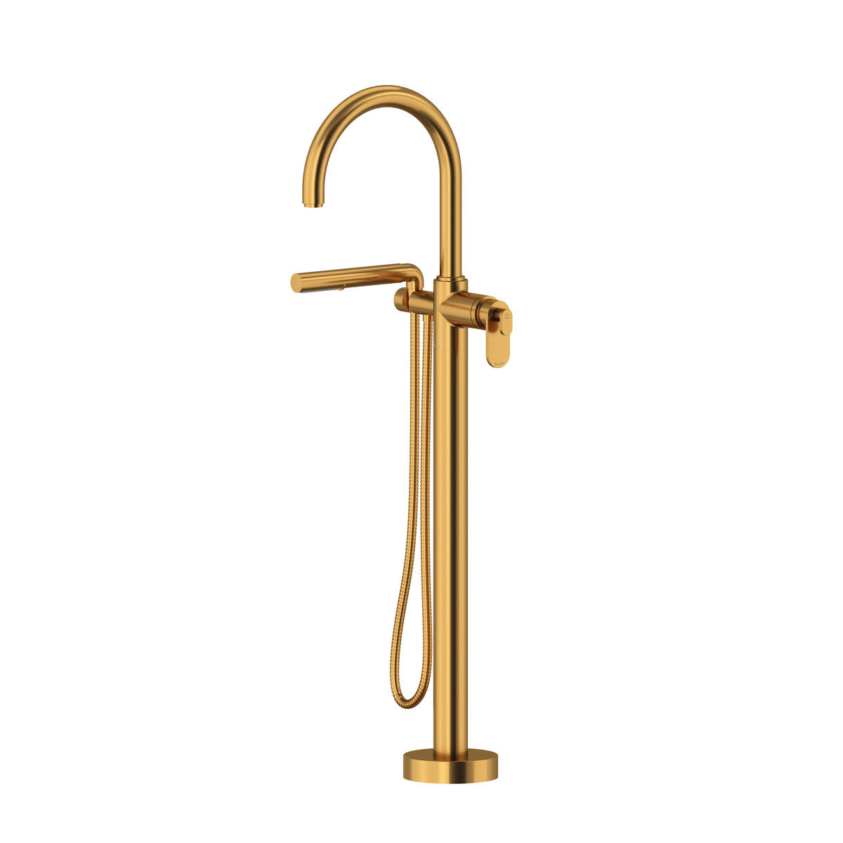 Arca Thermostatic Single Hole Floor Mount Tub Filler Trim