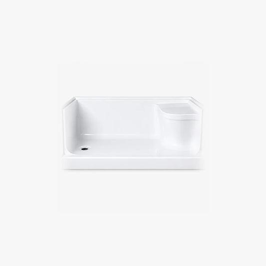 Bard 60" X 32" Showerbase With Seat Left Drain