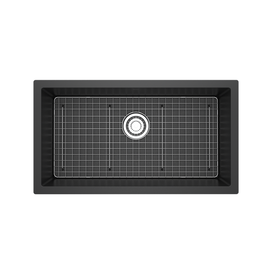 Fonsa 33" Quartz Single Bowl Undermount Kitchen Sink