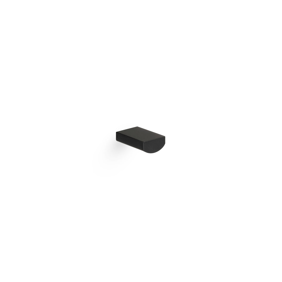 Single Door Pull - Thru Bolt Mount - Matte Black