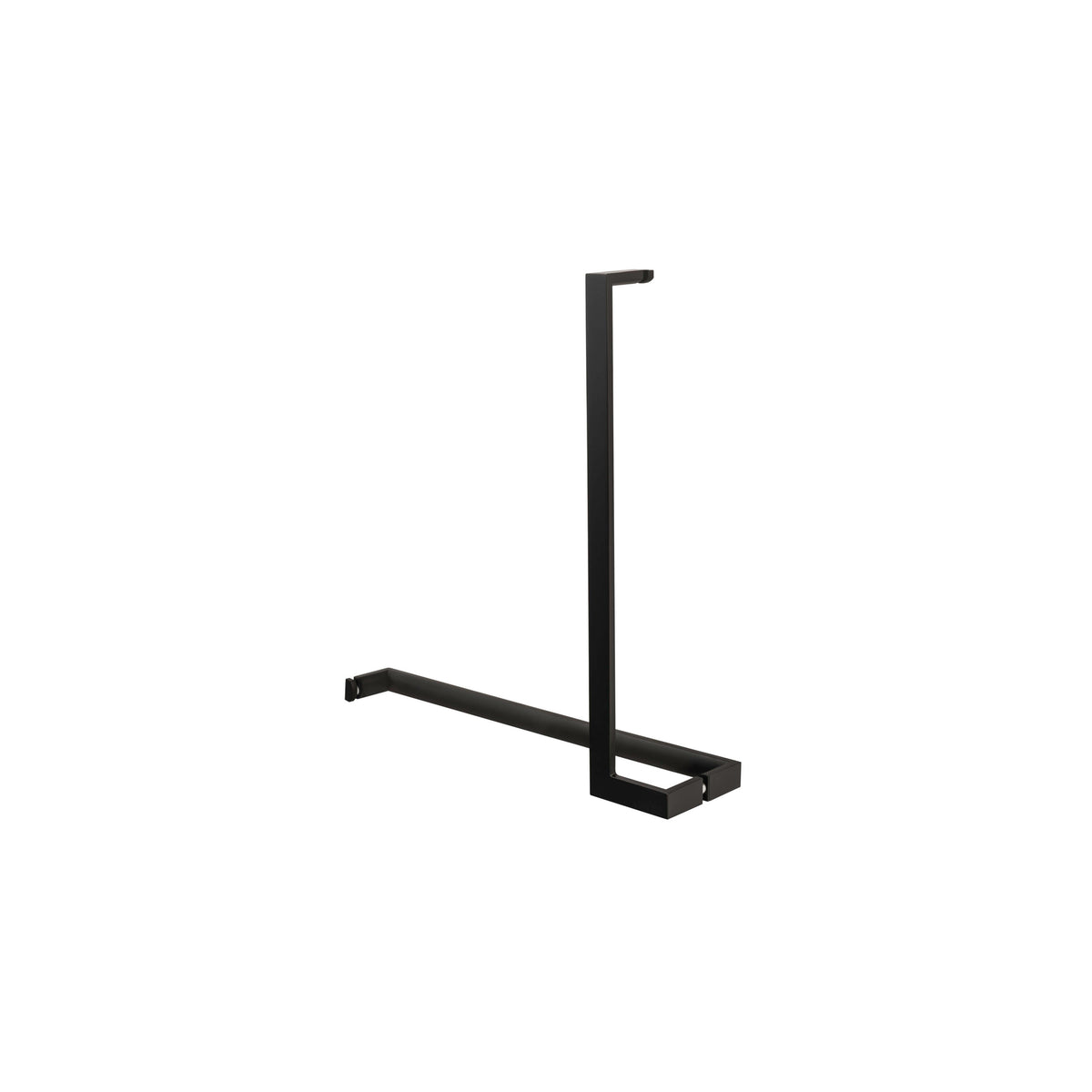 'L'+'I' Shape - Offset Glass Door Handle Set + Towel Bar - Shower Door Handles