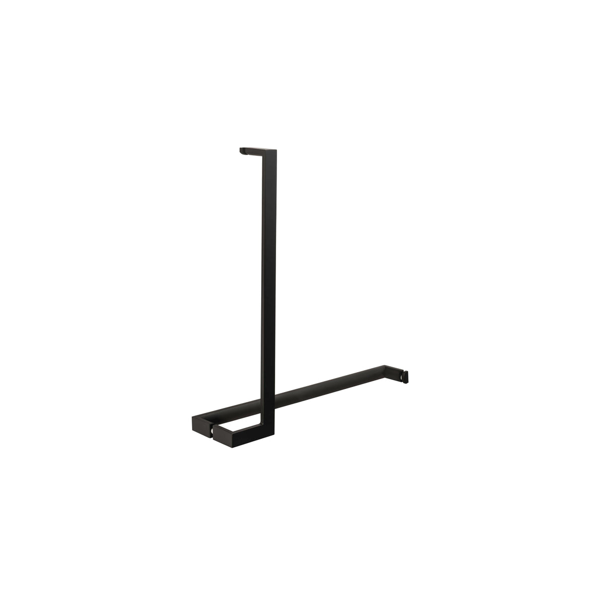 'J'+'I' Shape - Offset Glass Door Handle Set + Towel Bar - Shower Door Handles