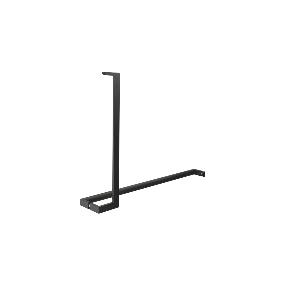 'J'+'I' Shape - Offset Glass Door Handle Set + Towel Bar - Shower Door Handles