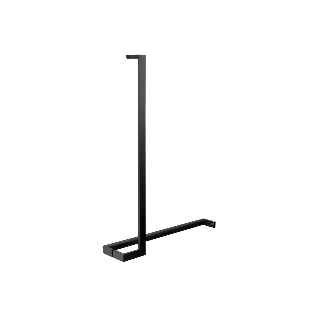 'J'+'I' Shape - Offset Glass Door Handle Set + Towel Bar - Shower Door Handles