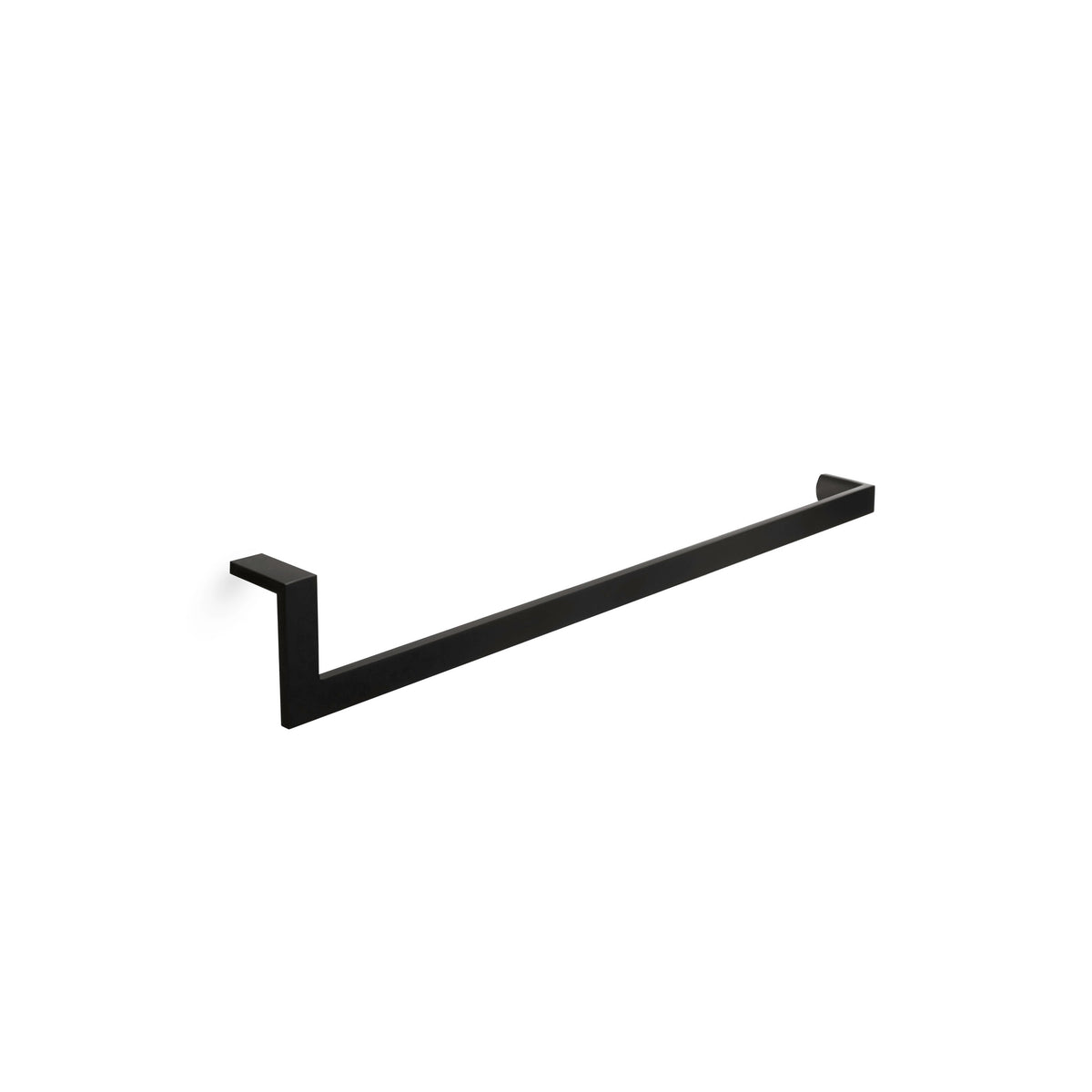 'J' Shape Door Handle - Concealed Surface (Face Mount) - Modern Barn Door Handle