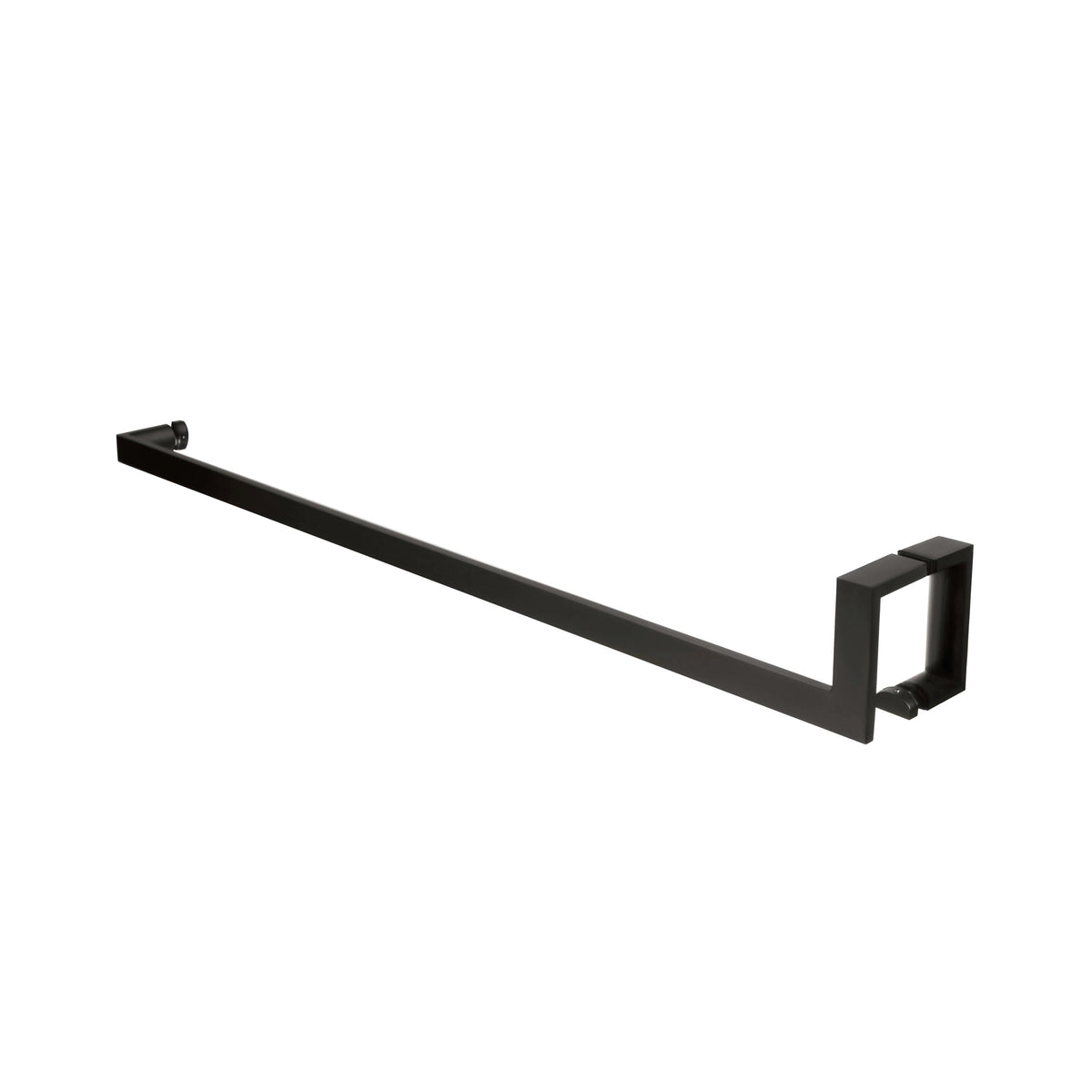 'L'+'U' Shape - Glass Door Handle Set - Handle + Towel Bar