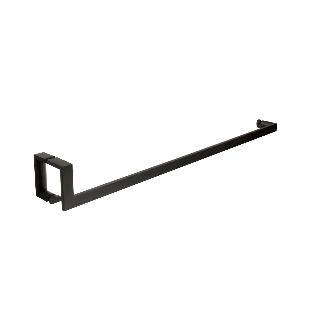'J'+'U' Shape - Glass Door Handle set: Handle + Towel Bar