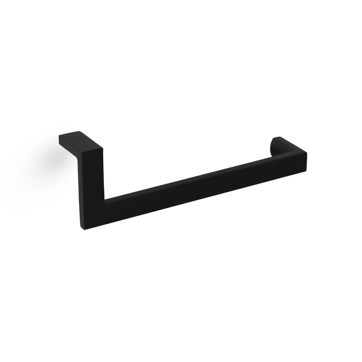 'J' Shape - Cabinet Pull - 5" [126mm] Center to Center (Modern Cabinet Pull Design) - Matte Black