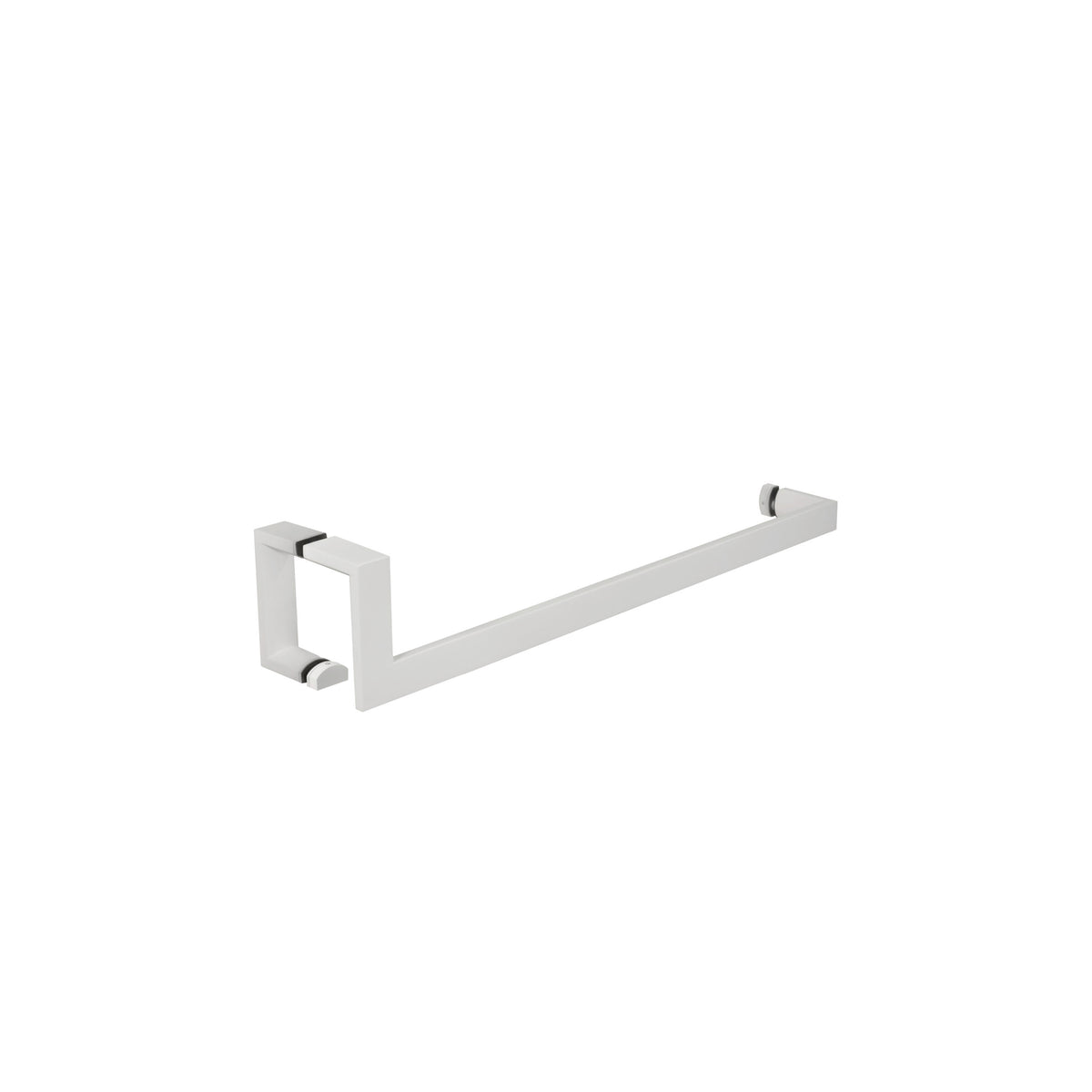 'J'+'U' Shape - Glass Door Handle set: Handle + Towel Bar