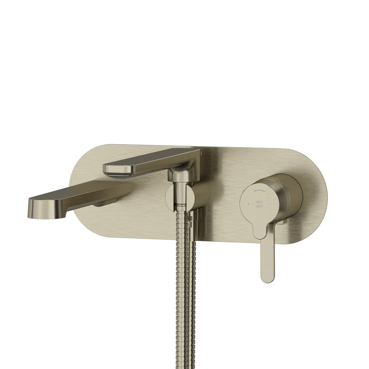 Nibi Wall Mount Thermostatic/Pressure Balance Tub Filler Trim