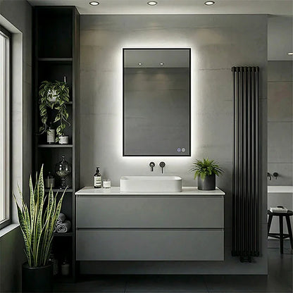 24" x 40" rectangular framed LED medicine cabinet