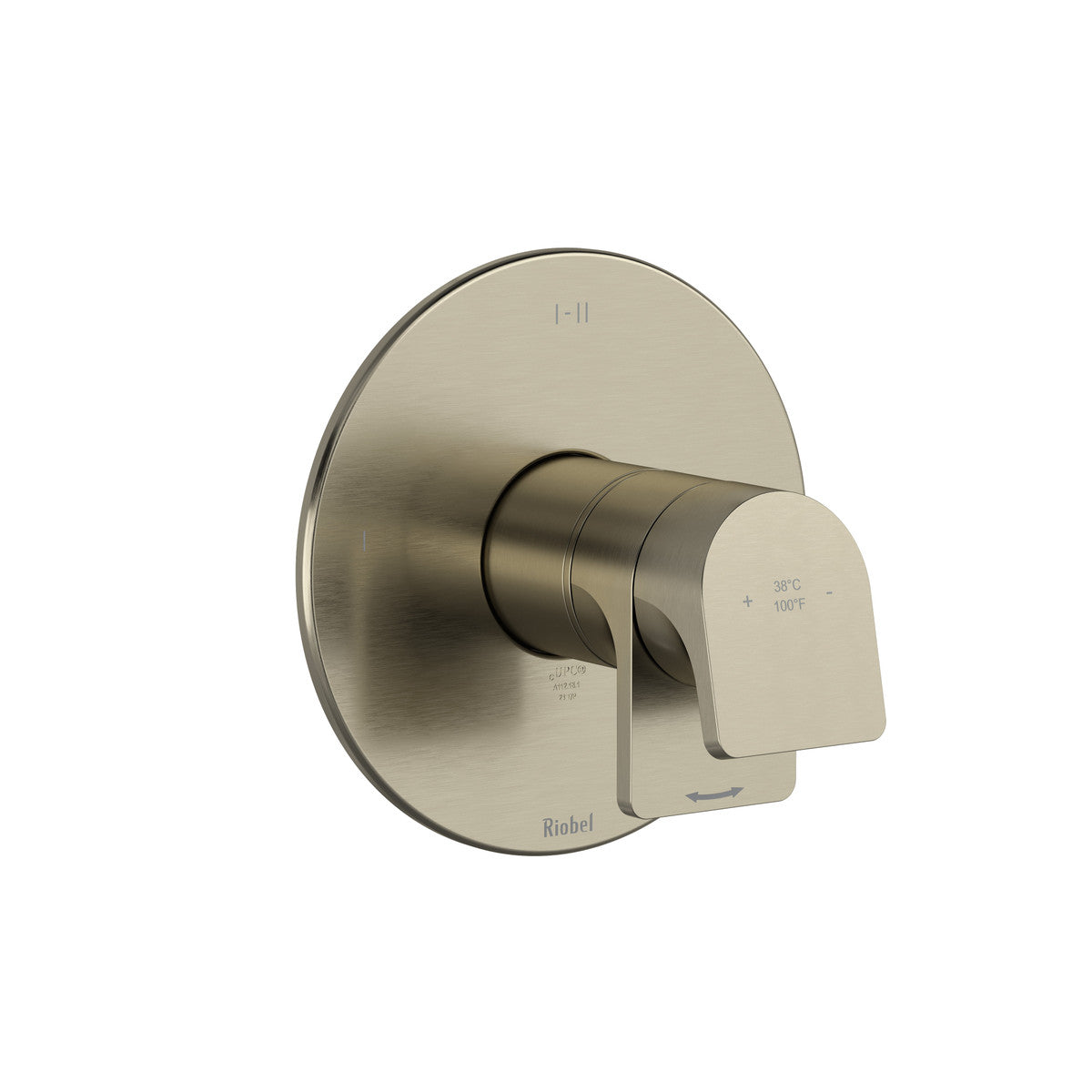 Ode 1/2" Therm & Pressure Balance Trim With 3 Functions