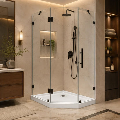 Bard 32" X 32" Neo Angle Showerbase Center Drain