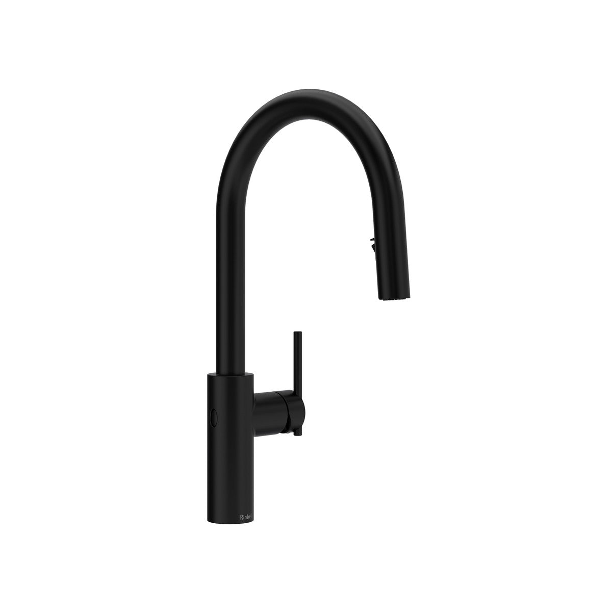 Lateral Pull-Down Touchless Kitchen Faucet With C-Spout