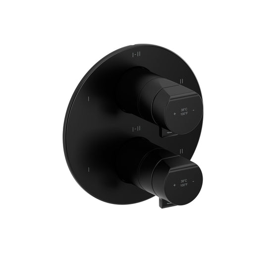 Parabola 3/4" Therm & Pressure Balance Trim With 6 Functions