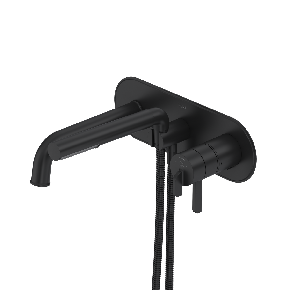 Authentica Wall Mount Thermostatic/Pressure Balance Tub Filler Trim