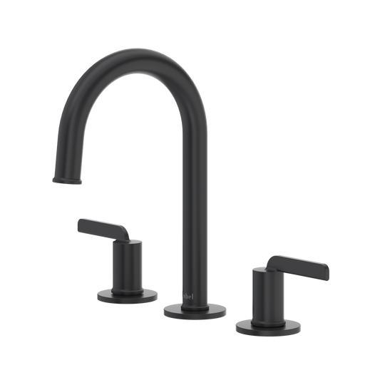 Authentica Widespread Lavatory Faucet With C-Spout