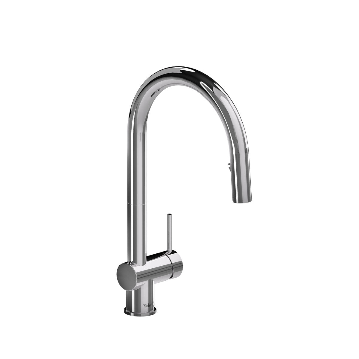 Azure Pull-Down Kitchen Faucet With C-Spout