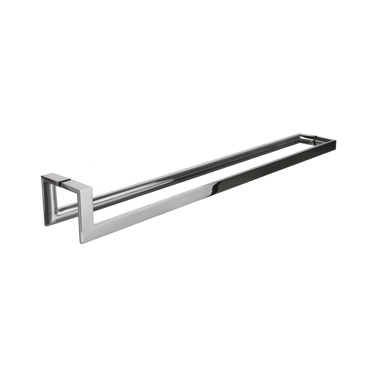 'J'+'L' Shape - Door Handle set - Back-to-Back for Solid Doors