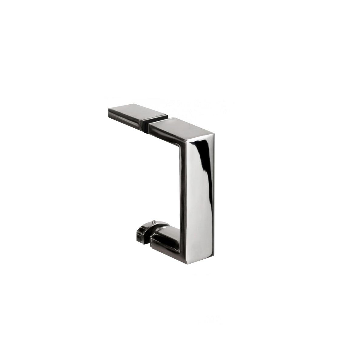 'U' Shape - Glass Door Handle Set - Towel Bar + Pull Knob - Polished