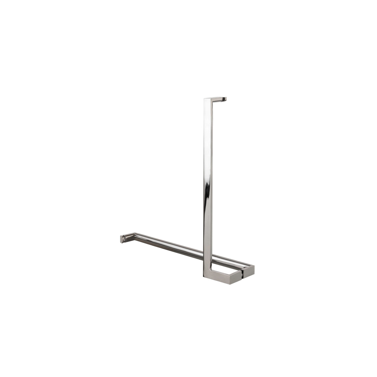 'L'+'I' Shape - Offset Glass Door Handle Set + Towel Bar - Shower Door Handles