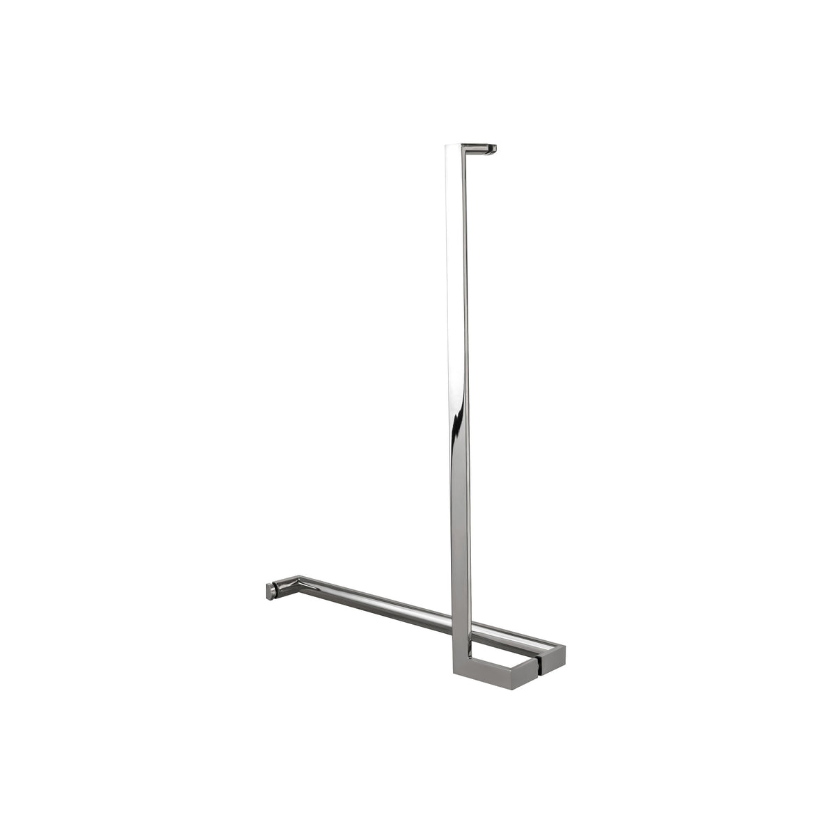 'L'+'I' Shape - Offset Glass Door Handle Set + Towel Bar - Shower Door Handles