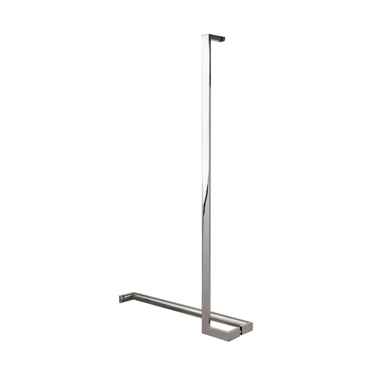 'L'+'I' Shape - Offset Glass Door Handle Set + Towel Bar - Shower Door Handles