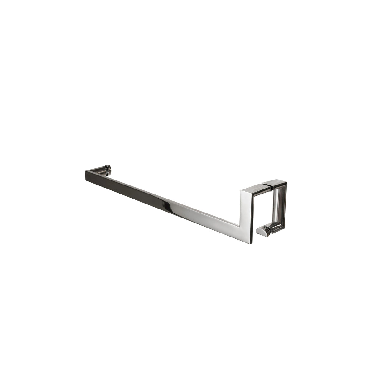 'L'+'U' Shape - Glass Door Handle Set - Handle + Towel Bar
