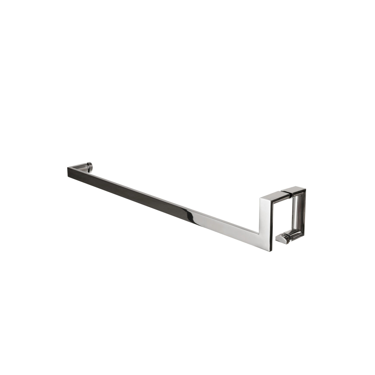 'L'+'U' Shape - Glass Door Handle Set - Handle + Towel Bar