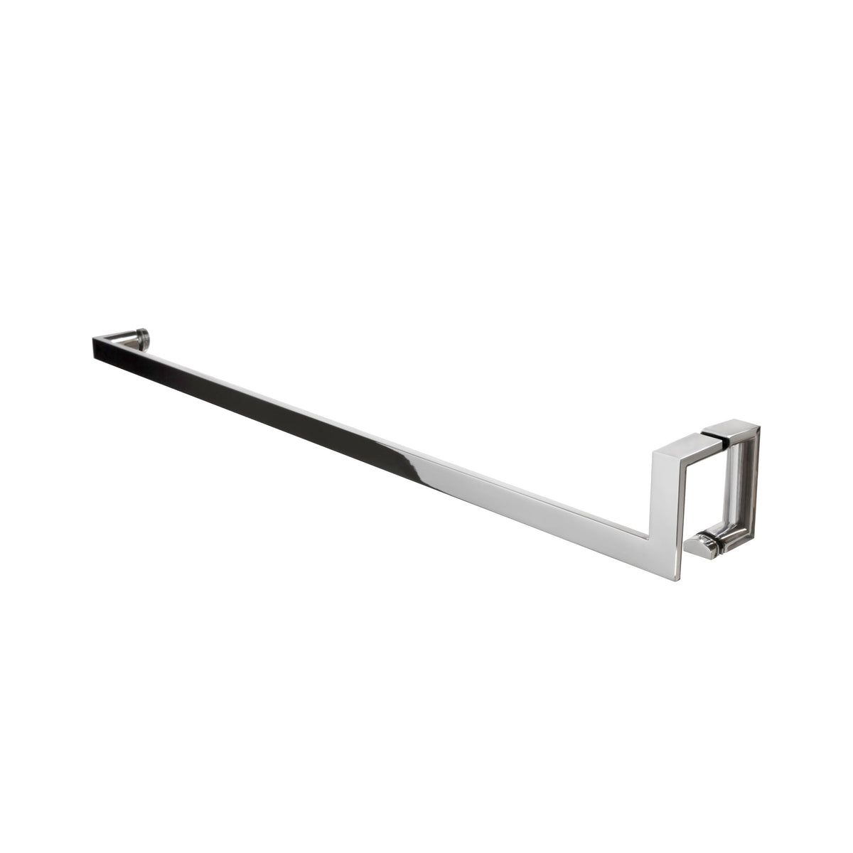 'L'+'U' Shape - Glass Door Handle Set - Handle + Towel Bar