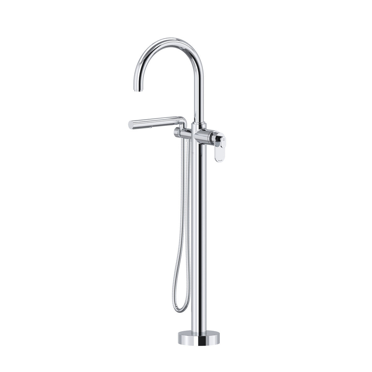 Arca Thermostatic Single Hole Floor Mount Tub Filler Trim