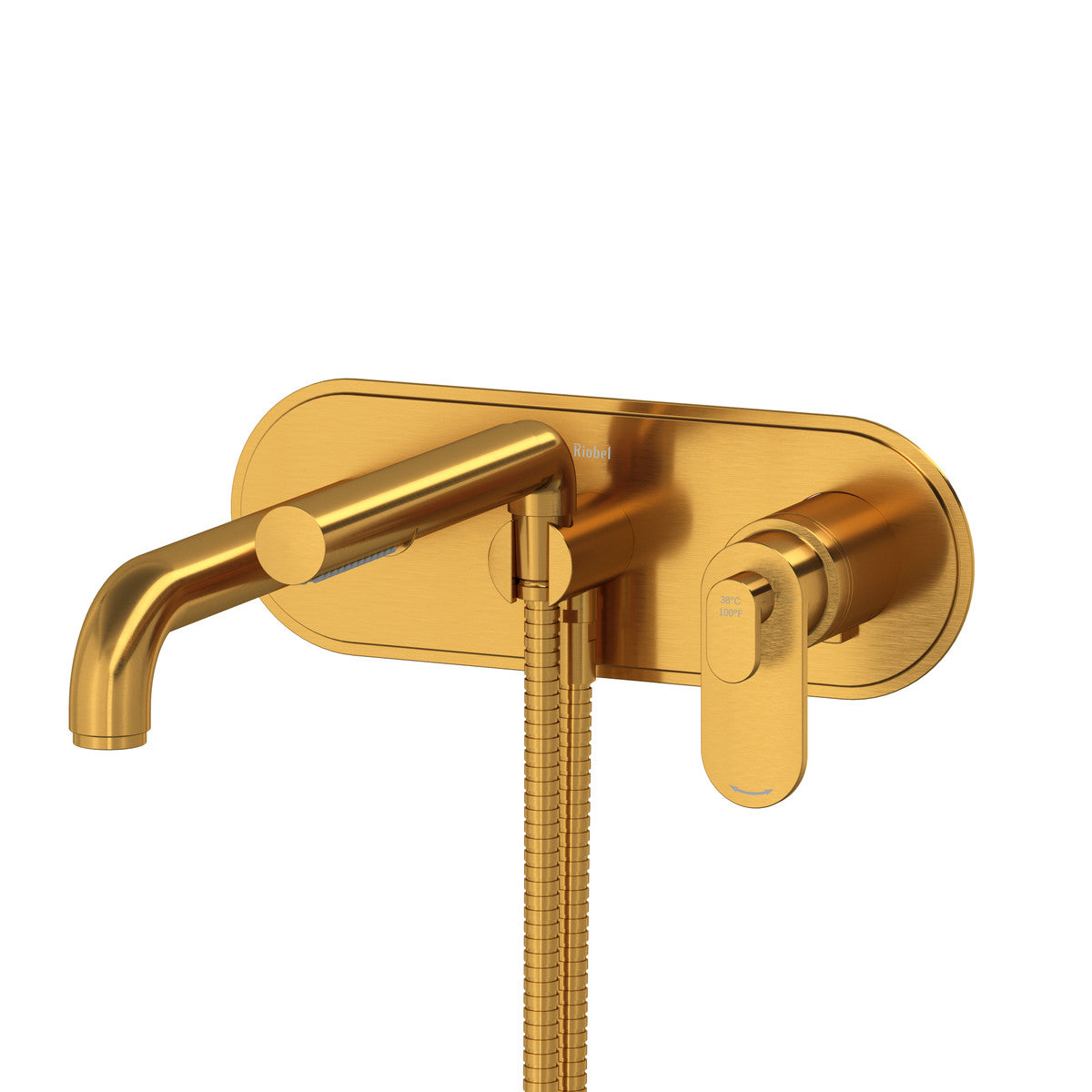 Arca Wall Mount Thermostatic/Pressure Balance Tub Filler Trim