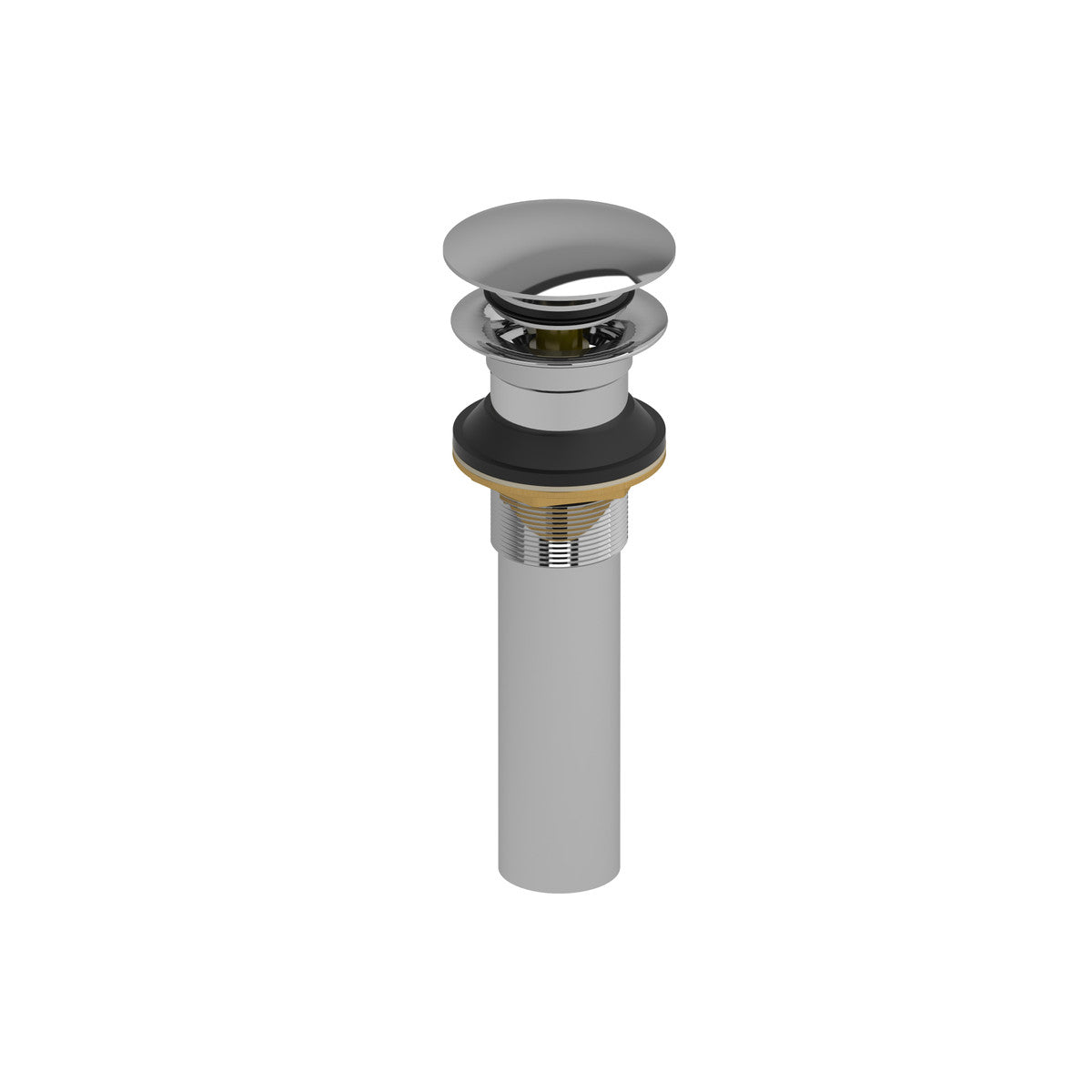 Lavatory Push Drain Without Overflow