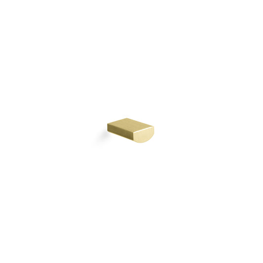 Single Door Pull - Thru Bolt Mount - Satin Brass PVD