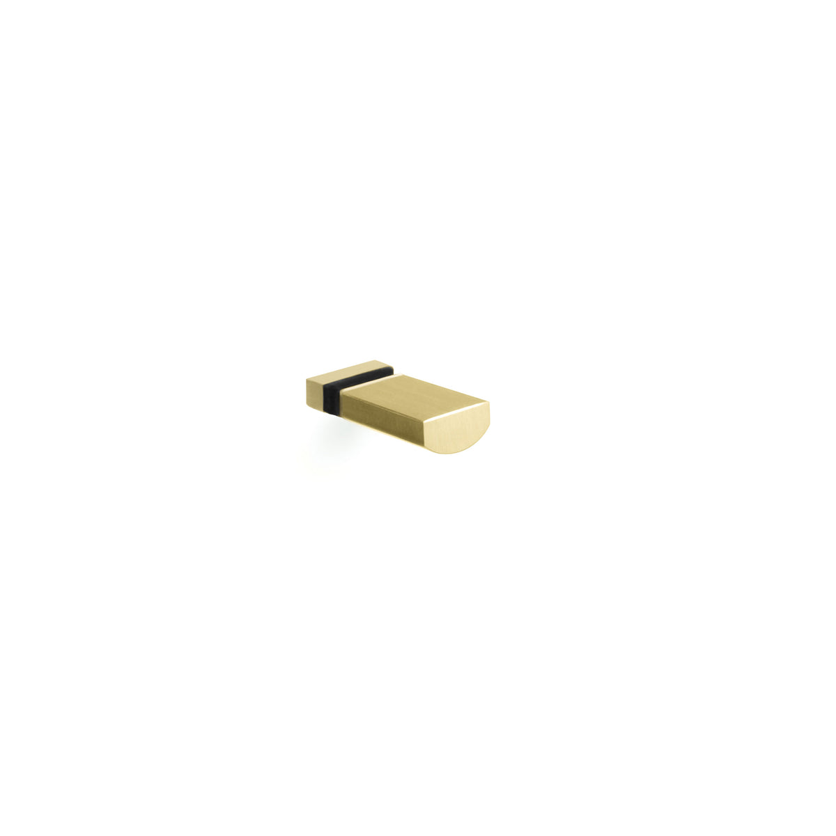 Glass Door Knob - Single Sided (with Back Side Cap) - Satin Brass PVD