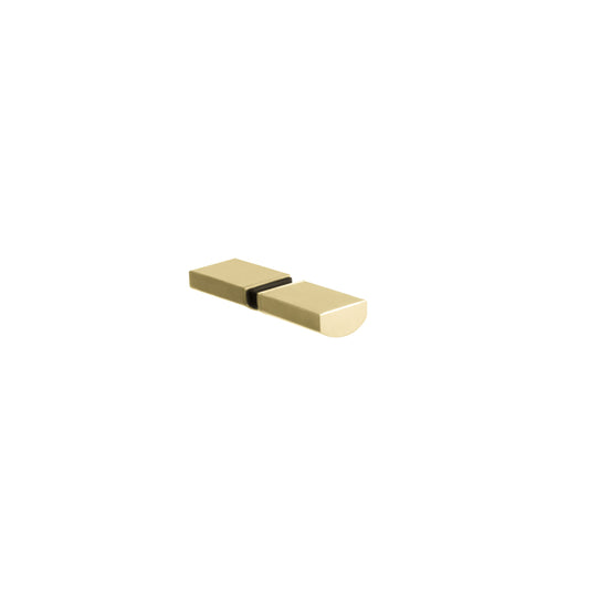 Door Pull Knob Set - Back-to-Back for Solid Doors - Satin Brass PVD