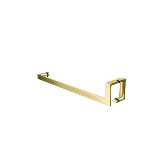 'L'+'U' Shape - Glass Door Handle Set - Handle + Towel Bar