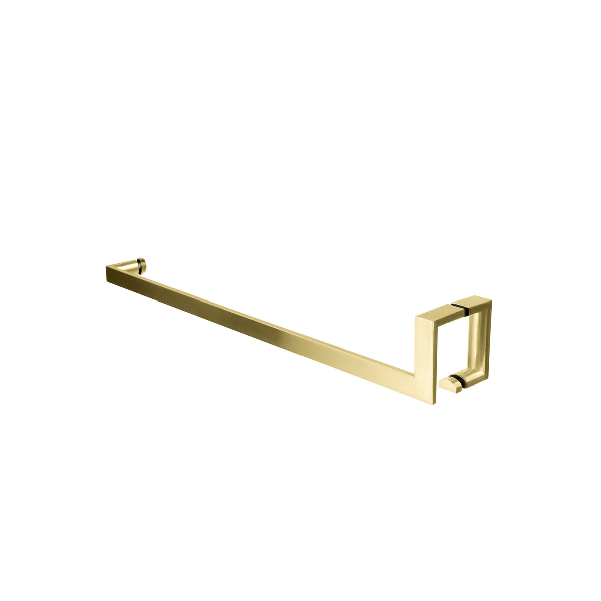 'L'+'U' Shape - Glass Door Handle Set - Handle + Towel Bar