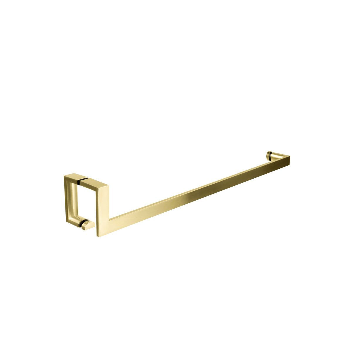 'J'+'U' Shape - Glass Door Handle set: Handle + Towel Bar