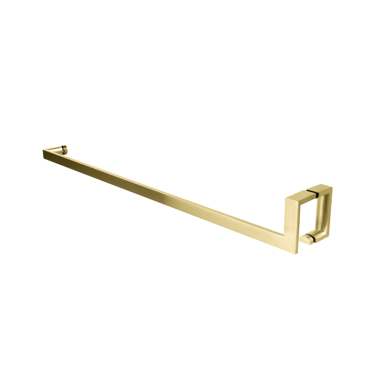 'L'+'U' Shape - Glass Door Handle Set - Handle + Towel Bar