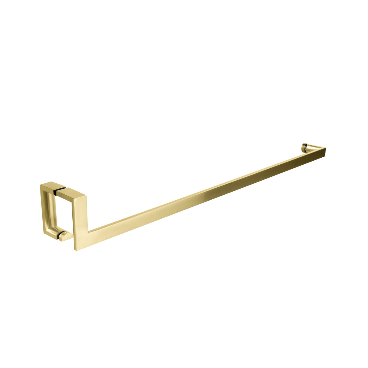 'J'+'U' Shape - Glass Door Handle set: Handle + Towel Bar