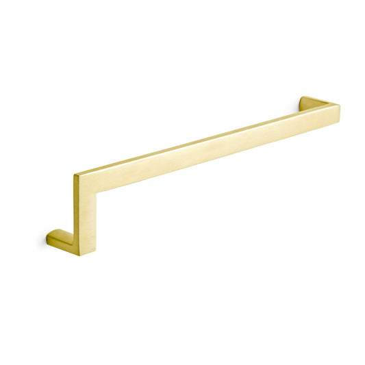 'L' Shape - Cabinet Pull - 7 1/2" [190mm] Center to Center (Modern Cabinet Pull Design) - Satin Brass PVD