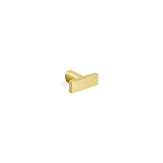 Cabinet Knob Single Pull - Satin Brass PVD